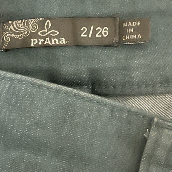 prAna Light Blue Organic Blend Jeans Sz 2/26 - Picture 7 of 8